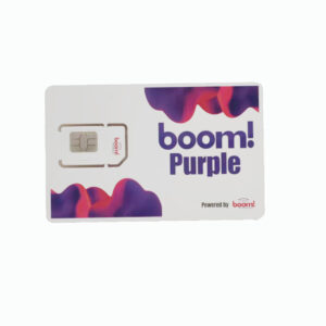 美国 Boom! Purple 实体手机卡 最低月租$5美元起 包100条短信50分钟通话-提供设置使用教程